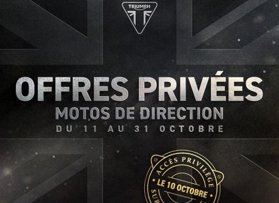OFFRES PRIVÉES TRIUMPH LE MANS !